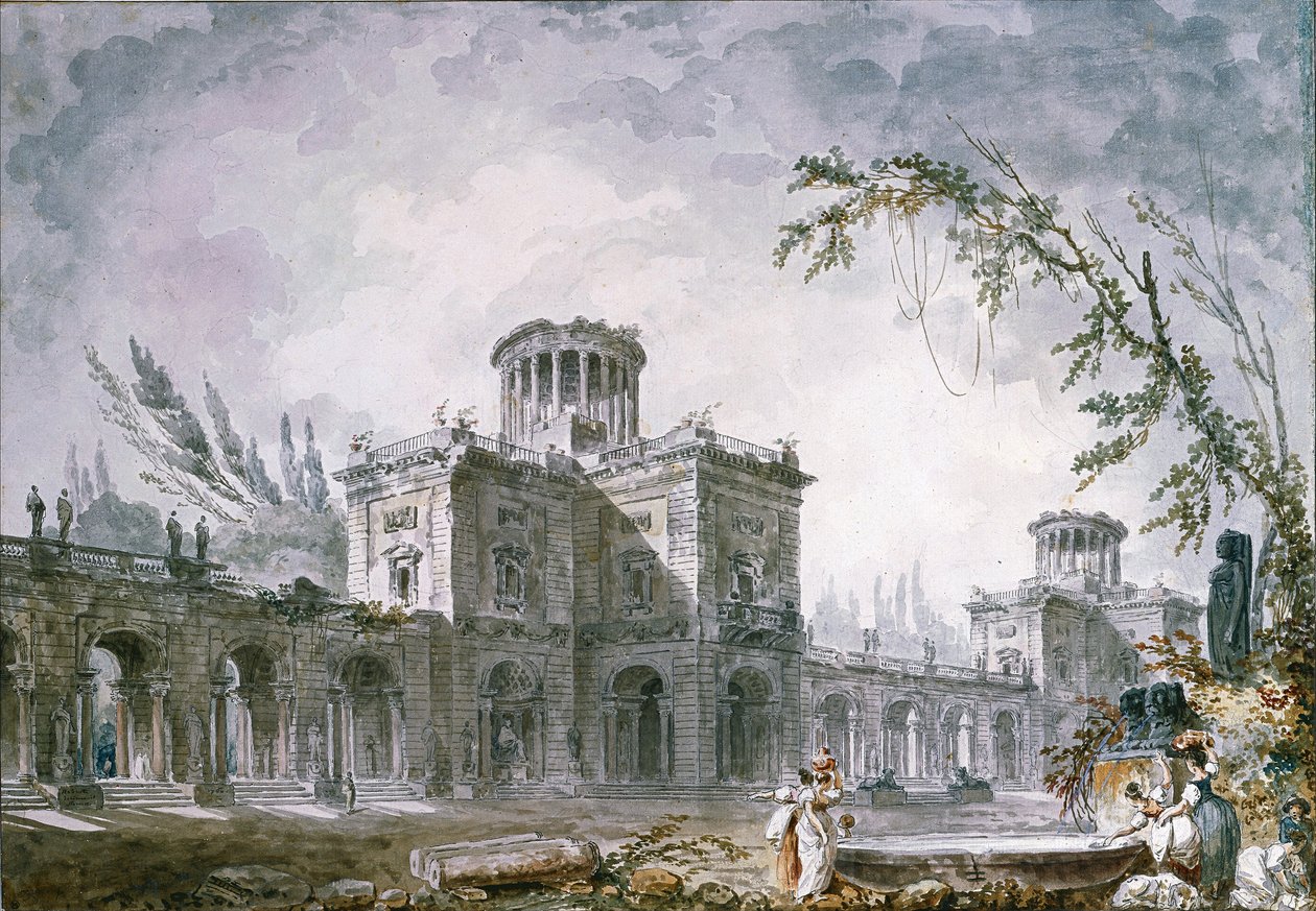 Mimari Fantezi, 1760 by Hubert Robert