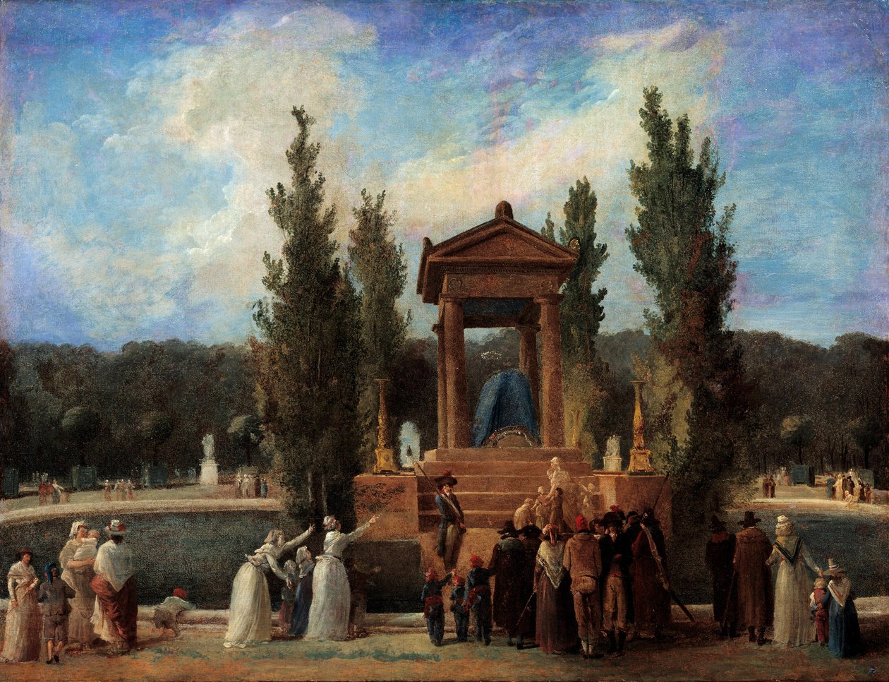 Jean Jacques Rousseau onuruna Tuileries