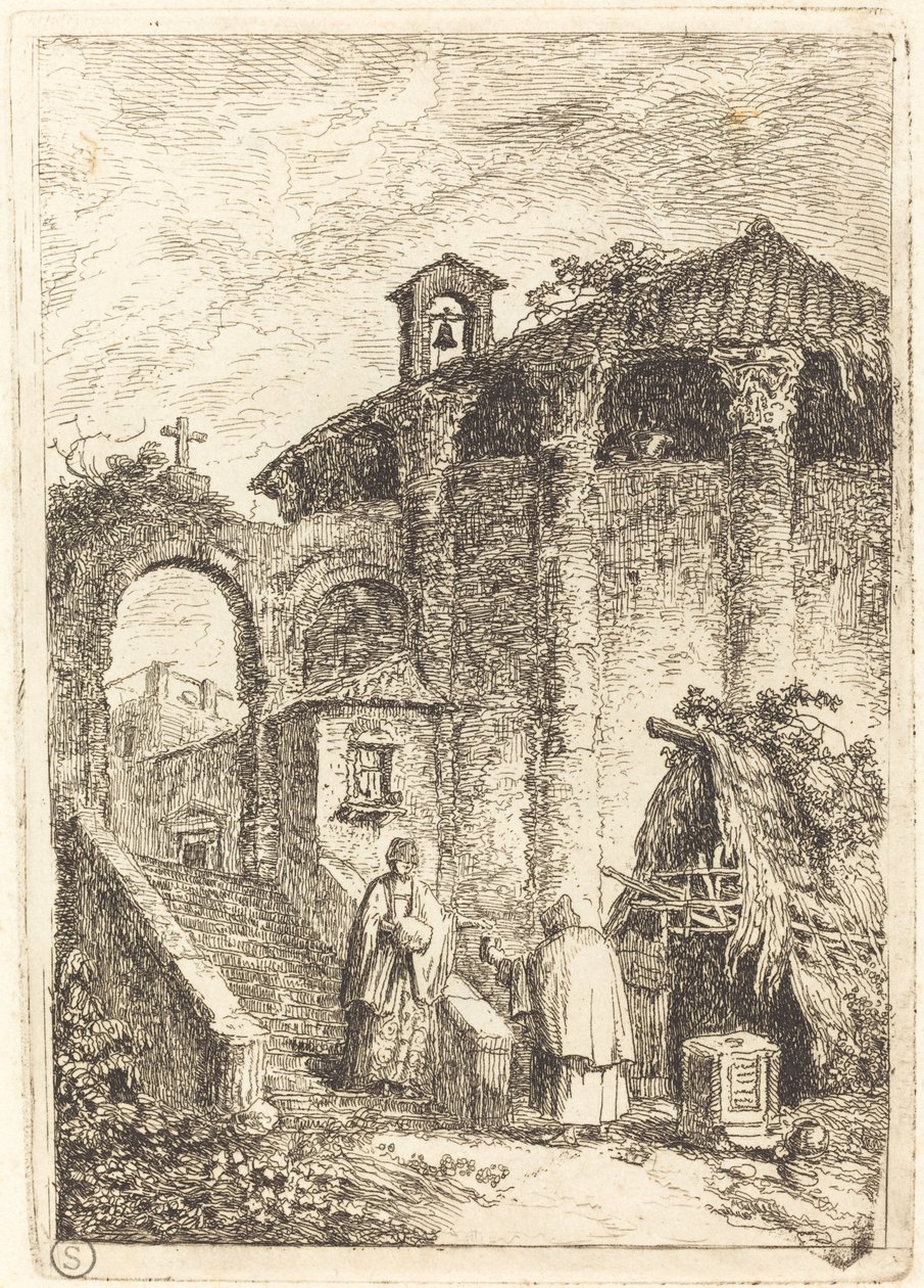 Antik Tapınak by Hubert Robert