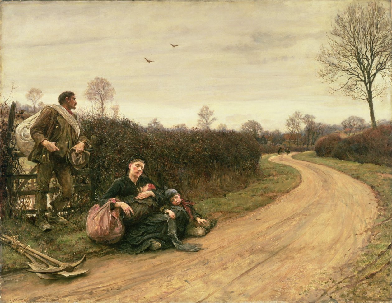Zor zamanlar by Hubert von Herkomer