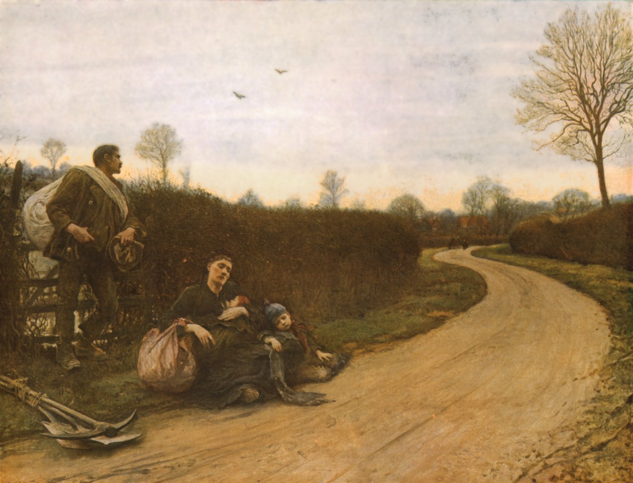Zor zamanlar by Hubert von Herkomer