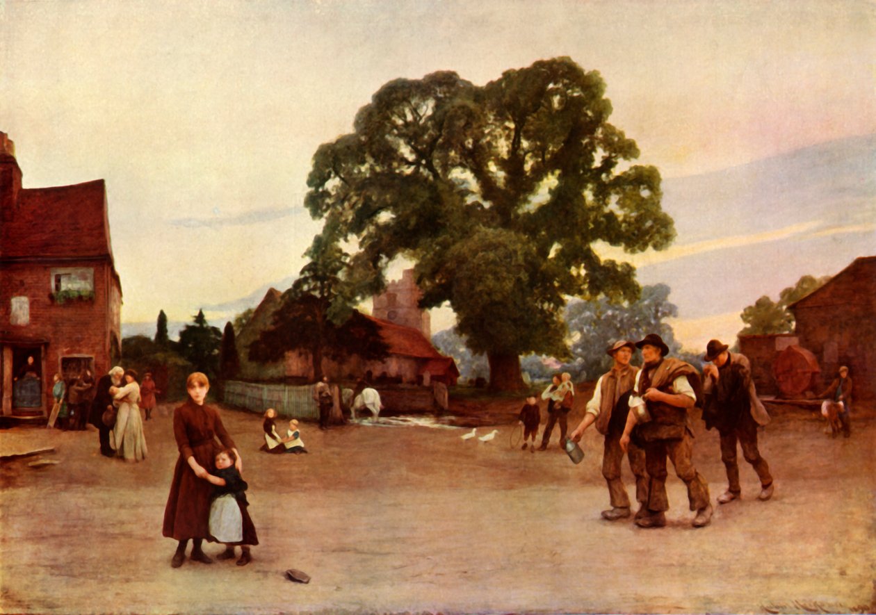 Köyümüz, c1890, 1936. by Hubert von Herkomer