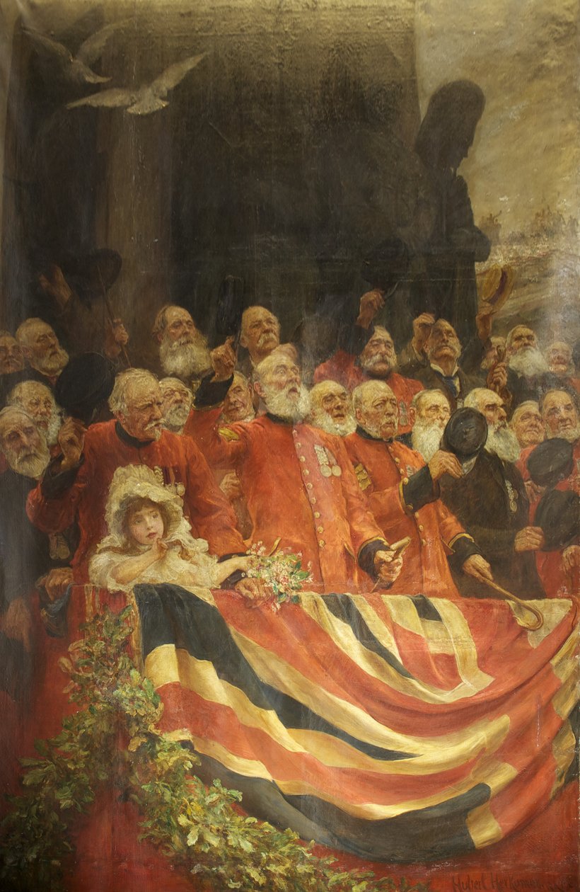 Eski Muhafızlar Cheer by Hubert von Herkomer