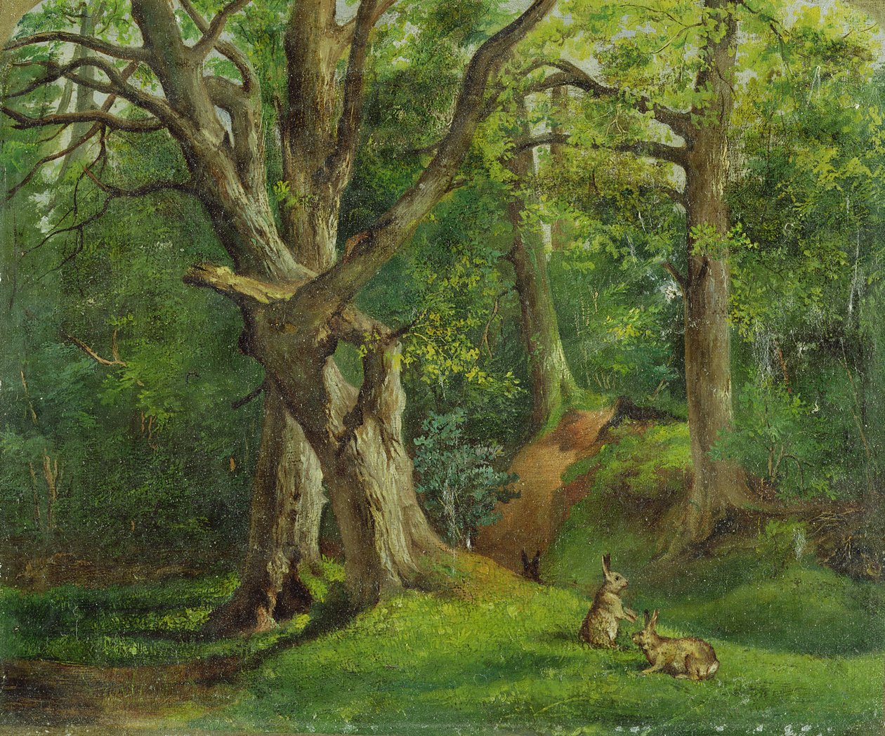 Tavşanlı Orman Manzarası, 1862 by Hubert von Herkomer