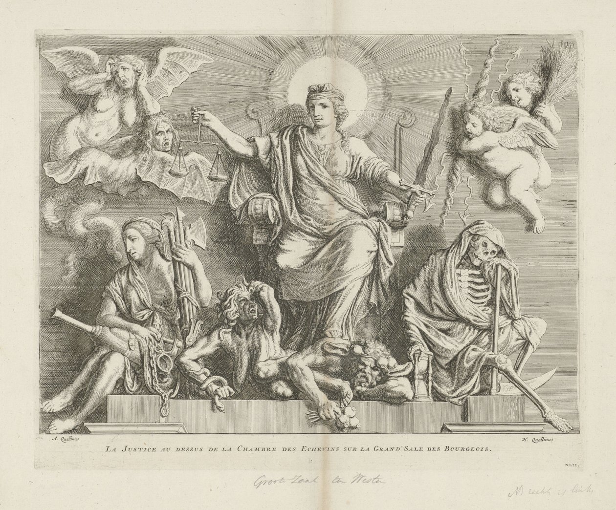 Adalet Alegorisi by Hubertus Quellinus
