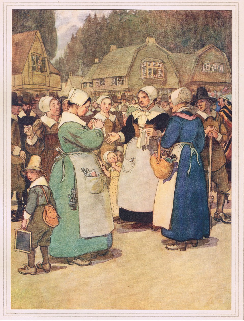 Goodwives, dedi sert özellikli bir kadın, size aklımdan bir parça anlatacağım by Hugh Thomson