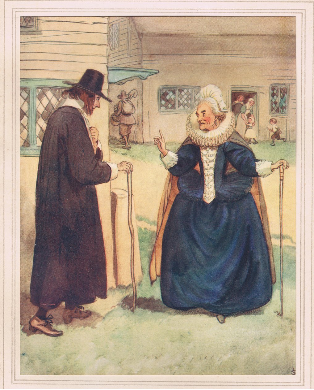 Peder efendim, ormanda bir ziyaret yaptınız. by Hugh Thomson