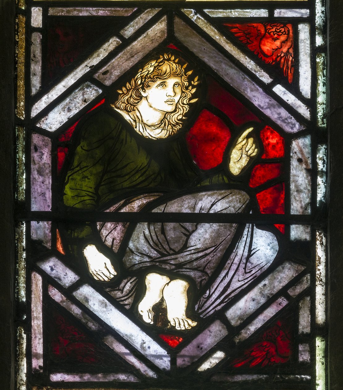 Langport, All Saints, Belham & Co, Hugh Arthur Kennedy, Angel, 1879 by Hugh Arthur Kennedy
