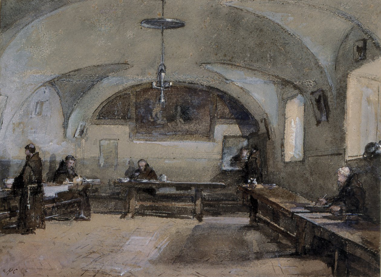 Albano'daki Capuchin Manastırı'nın içi by Hugh Carter