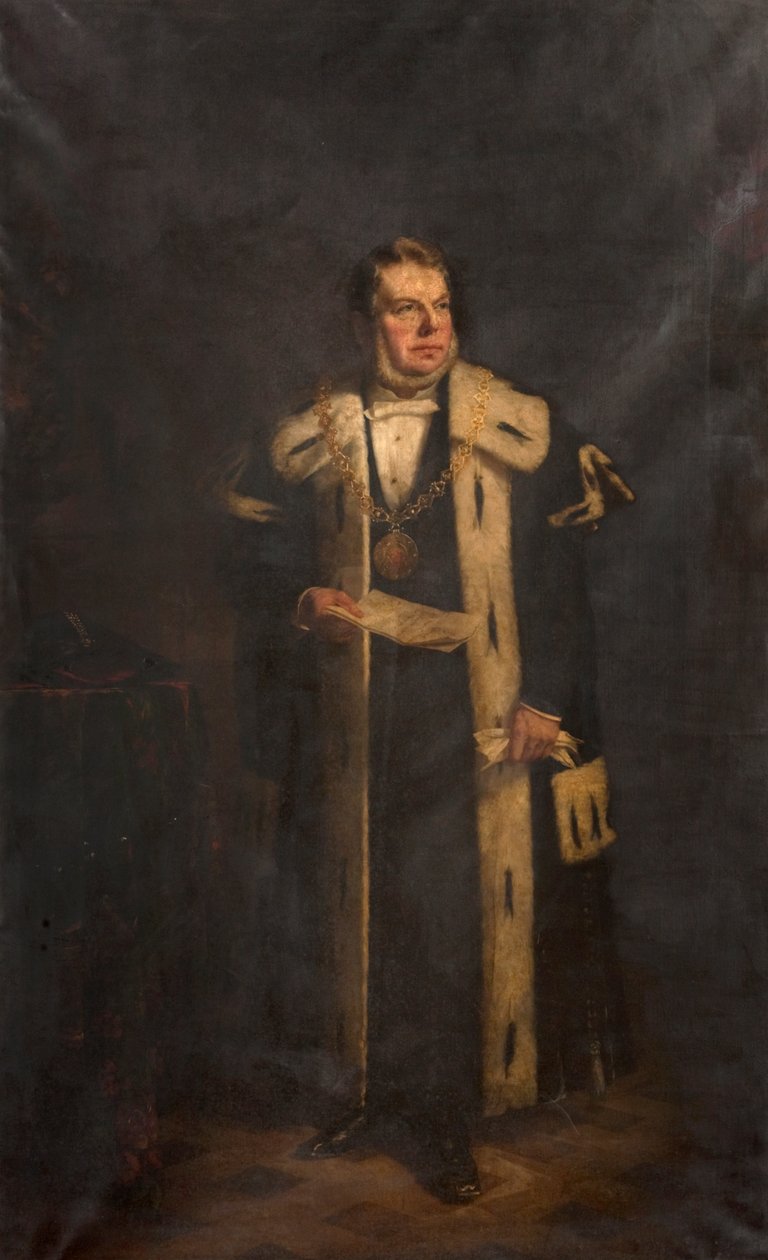 James Yeaman, MP (1816-86), c.1873 (tuval üzerine yağlı boya) by Hugh Collins
