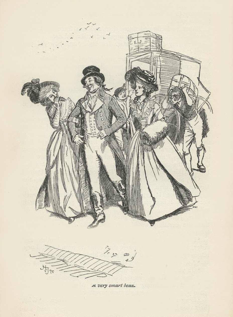 Çok akıllı bir beau, 1896 by Hugh Thomson