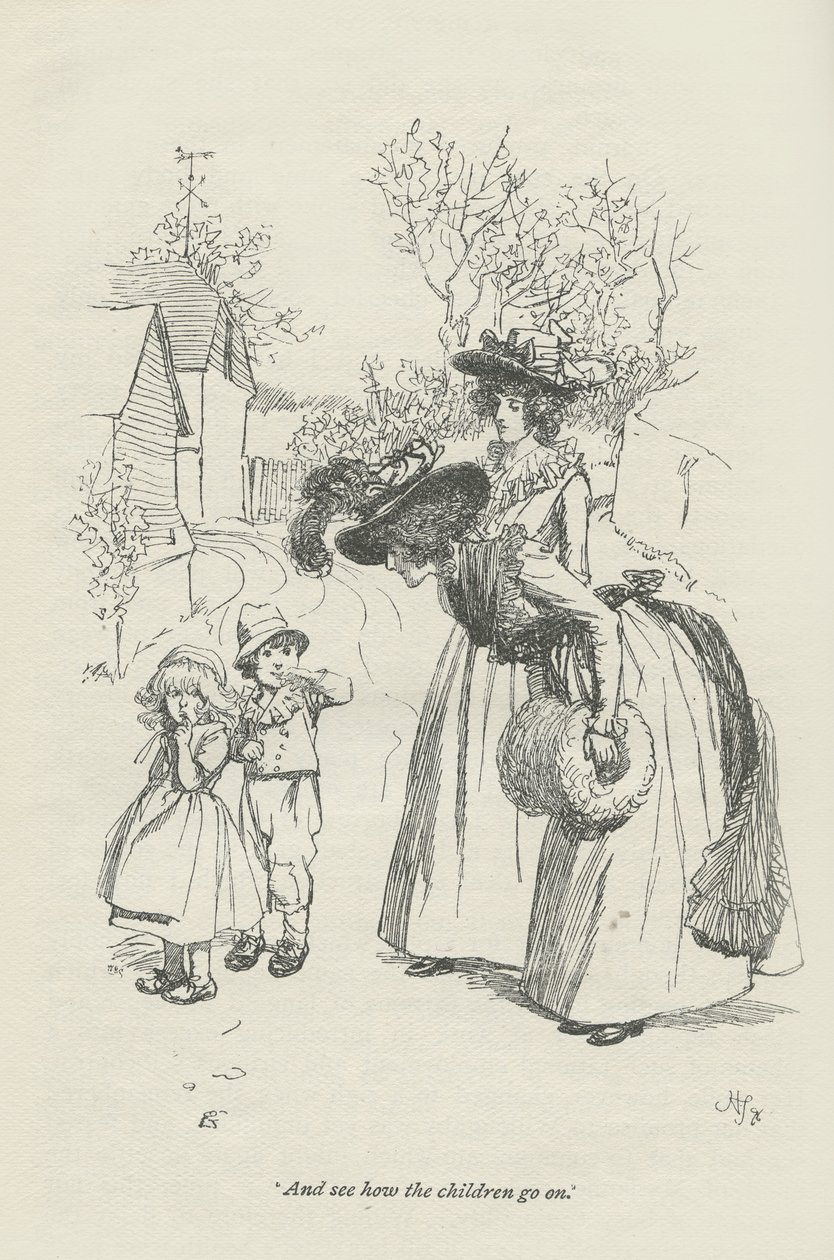 Ve çocukların nasıl devam ettiğini görün, 1896 by Hugh Thomson