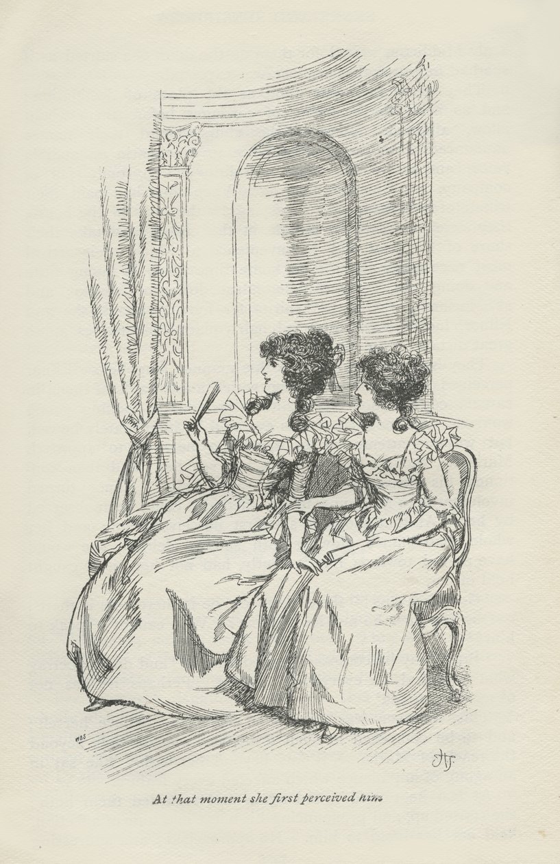O anda onu ilk fark etti, 1896 by Hugh Thomson
