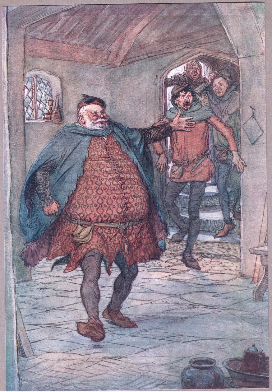 Falstaff, tabanca, Nym ve Bardolph