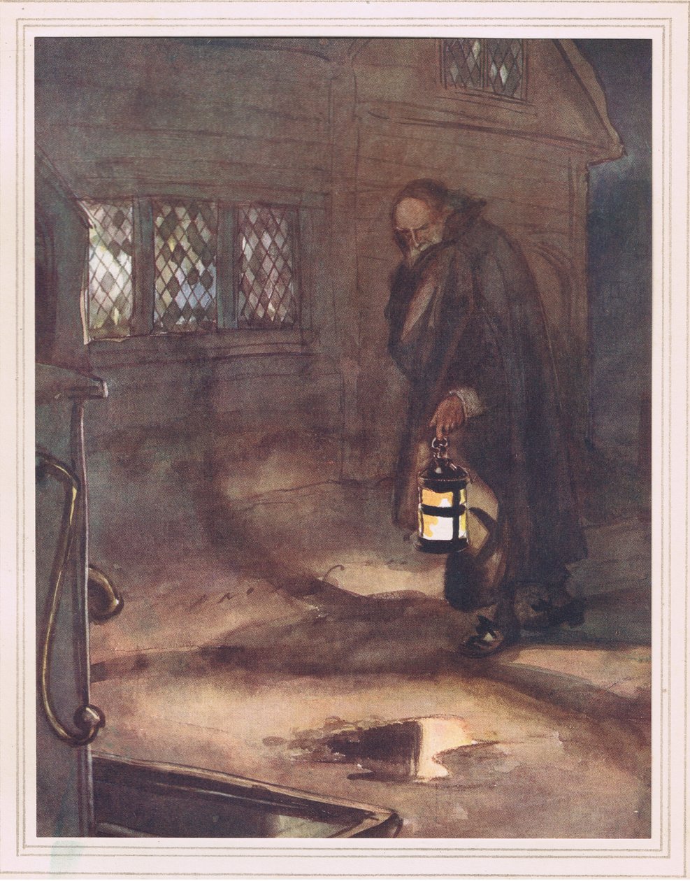 İyi baba Wilson eve doğru hareket ediyordu by Hugh Thomson
