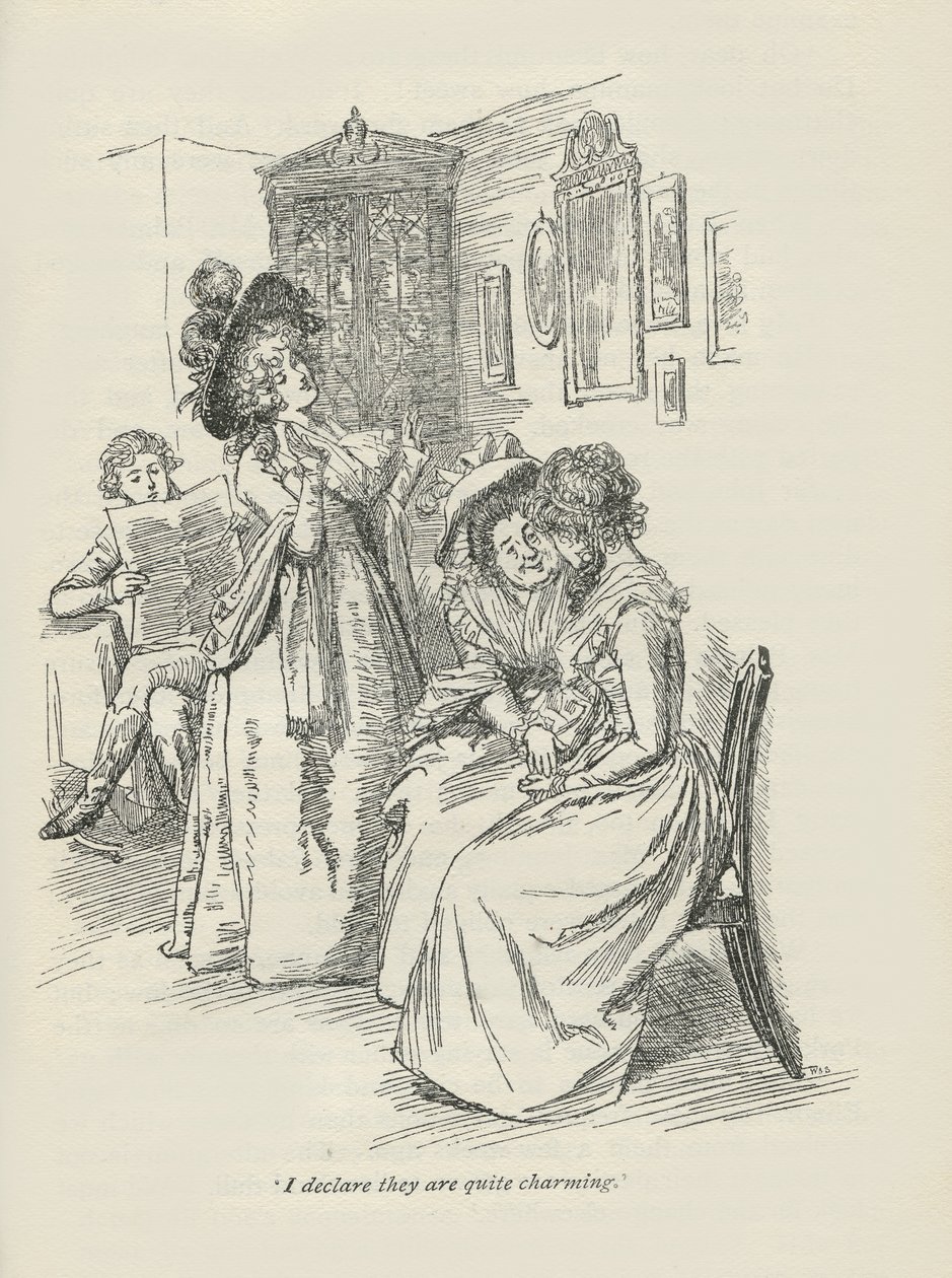Oldukça çekici olduklarını beyan ederim, 1896 by Hugh Thomson