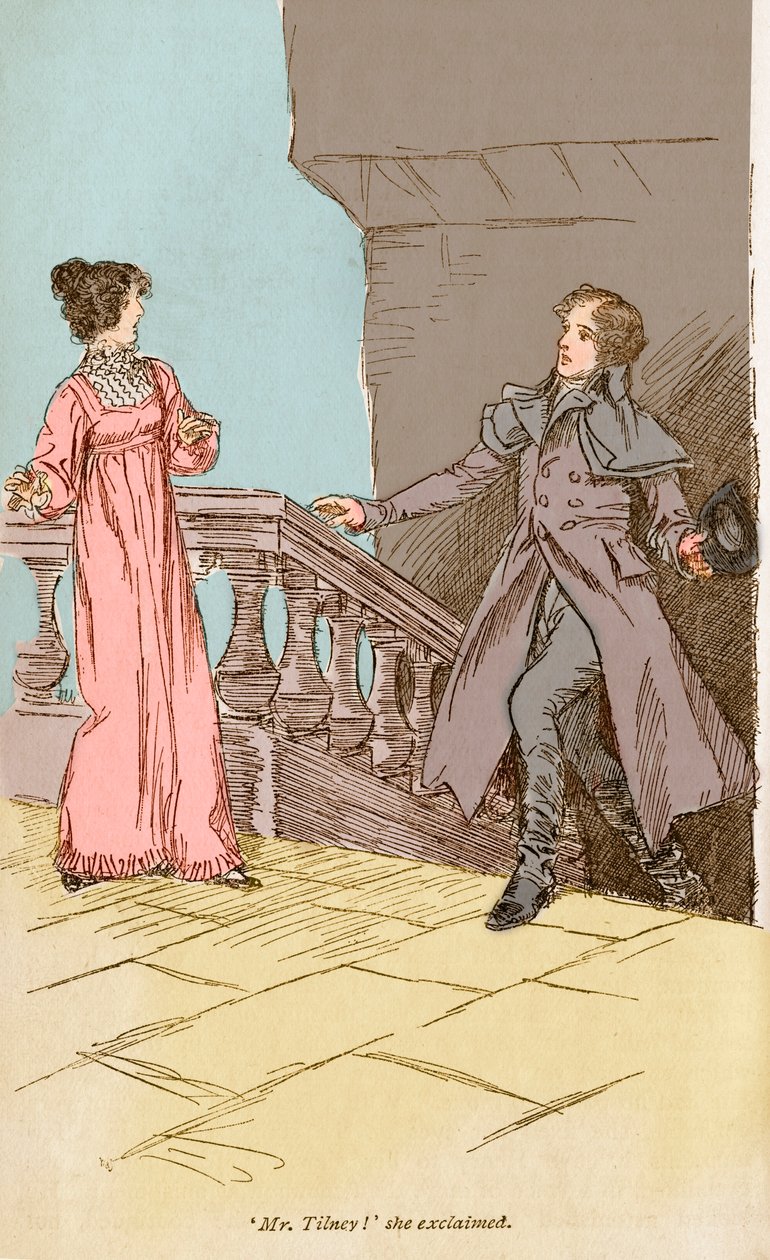 Jane Austen Northanger Manastırı by Hugh Thomson