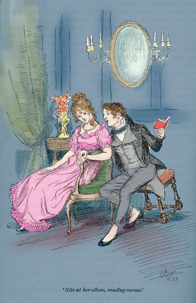 Jane Austen Northanger Manastırı by Hugh Thomson
