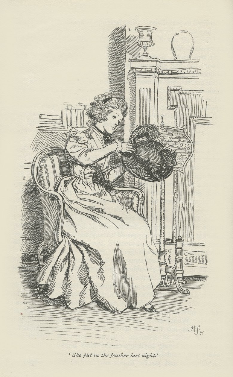 Dün gece tüy koydu, 1896 by Hugh Thomson