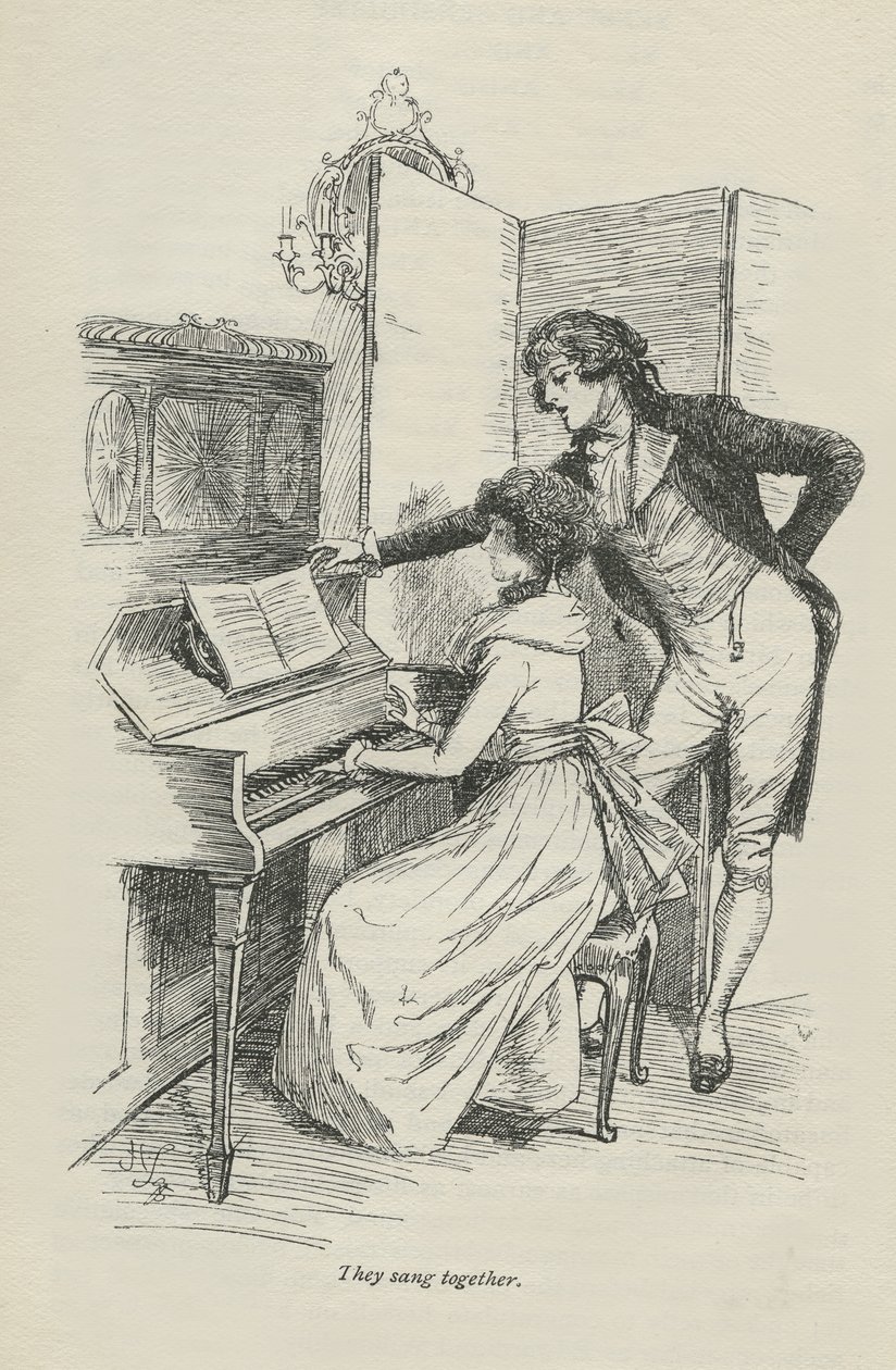 Birlikte şarkı söylediler, 1896 by Hugh Thomson