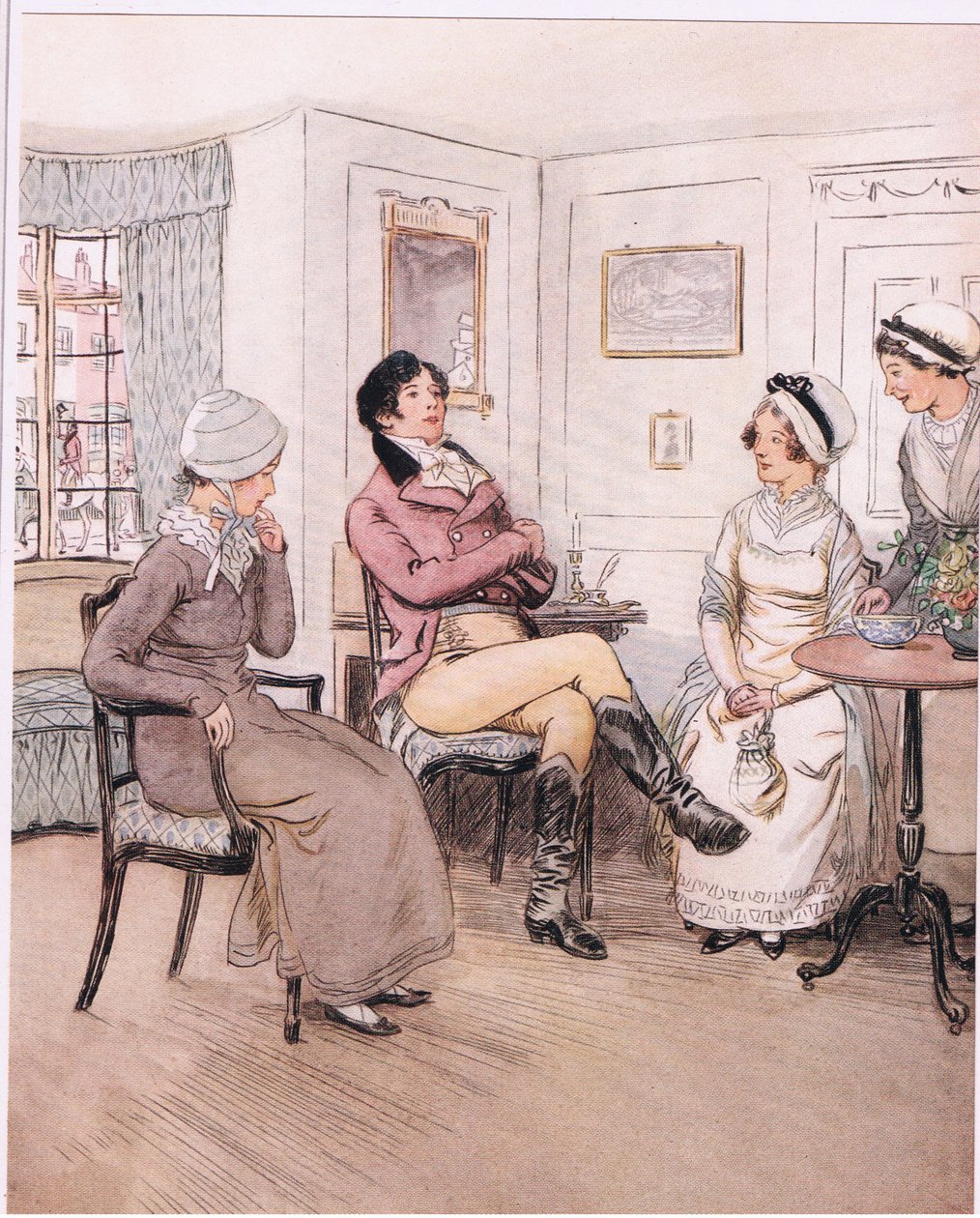 Valentine: "Gitmelerine üzüldüm Patty, ama dönüşlerini bekleyeceğim." (lito) by Hugh Thomson