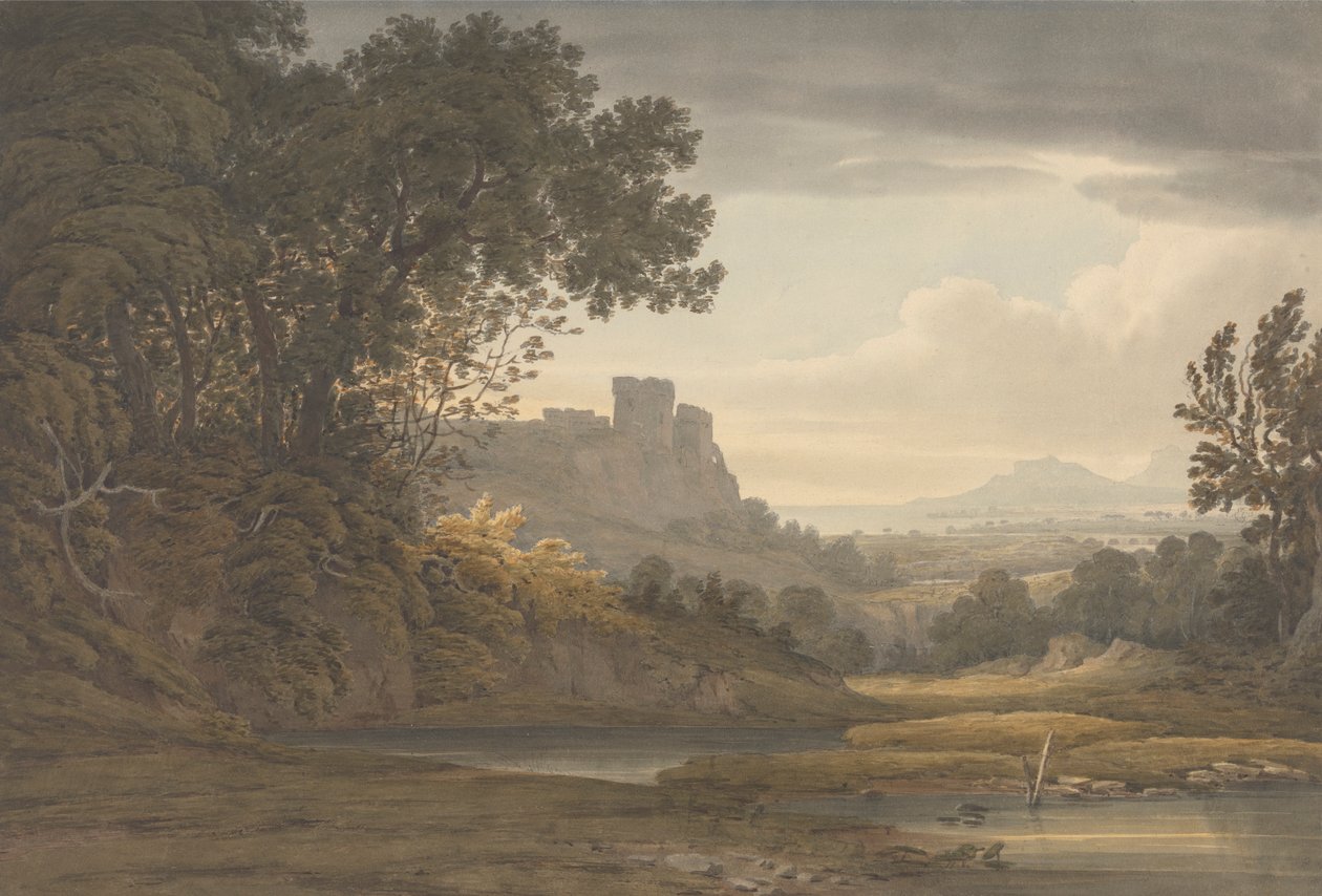 Bir Manzaradaki Kale by Hugh William Grecian Williams
