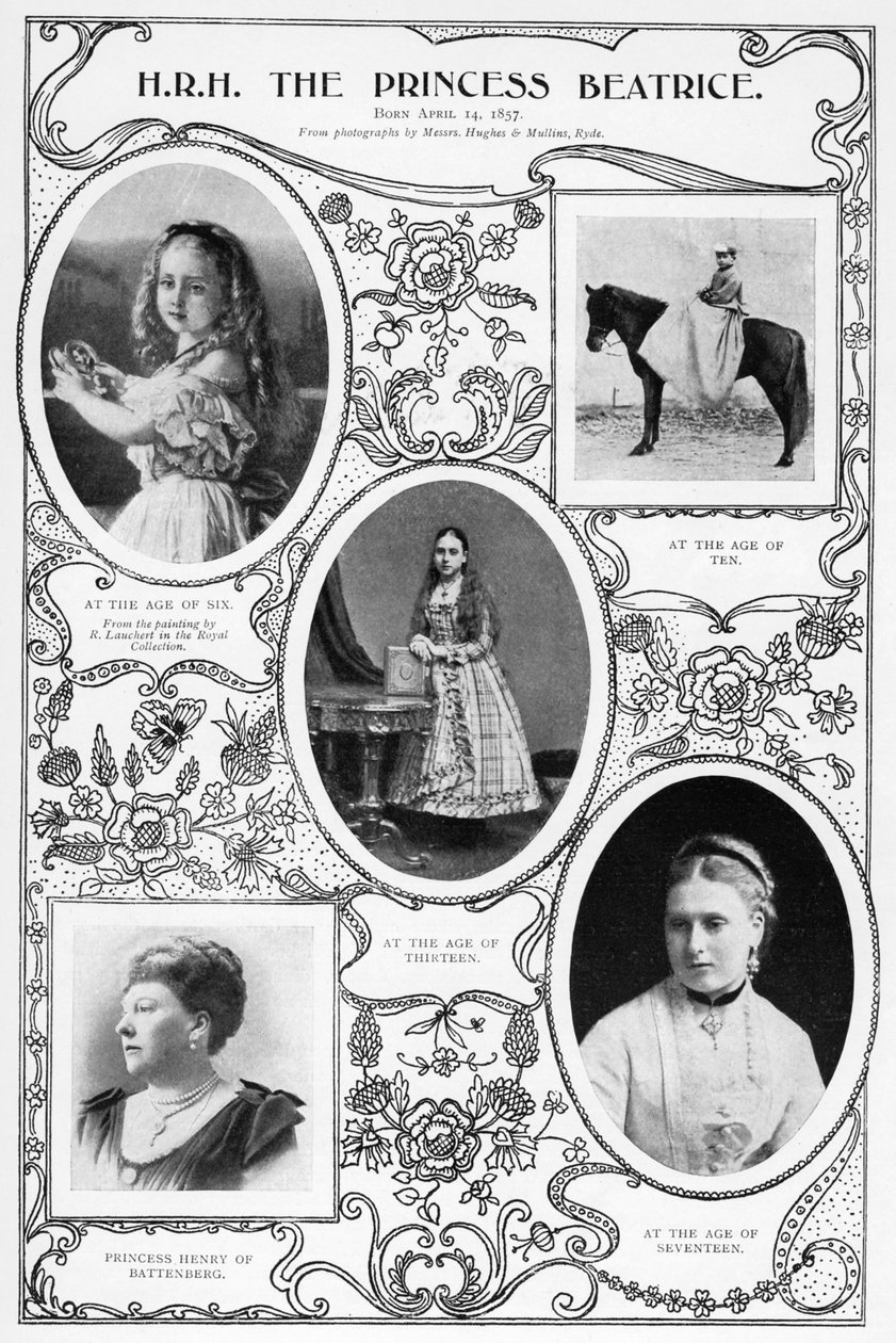 Prenses Beatrice, Kraliçe Victoria