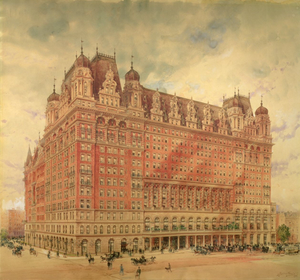 Waldorf Astoria Oteli, 1896 by Hughson Frederick Hawley