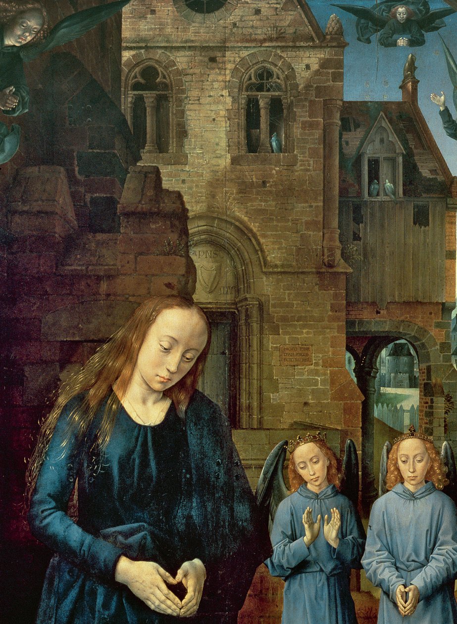 Melekler Tarafından Tapılan Mesih Çocuk, Portinari Altarpiece