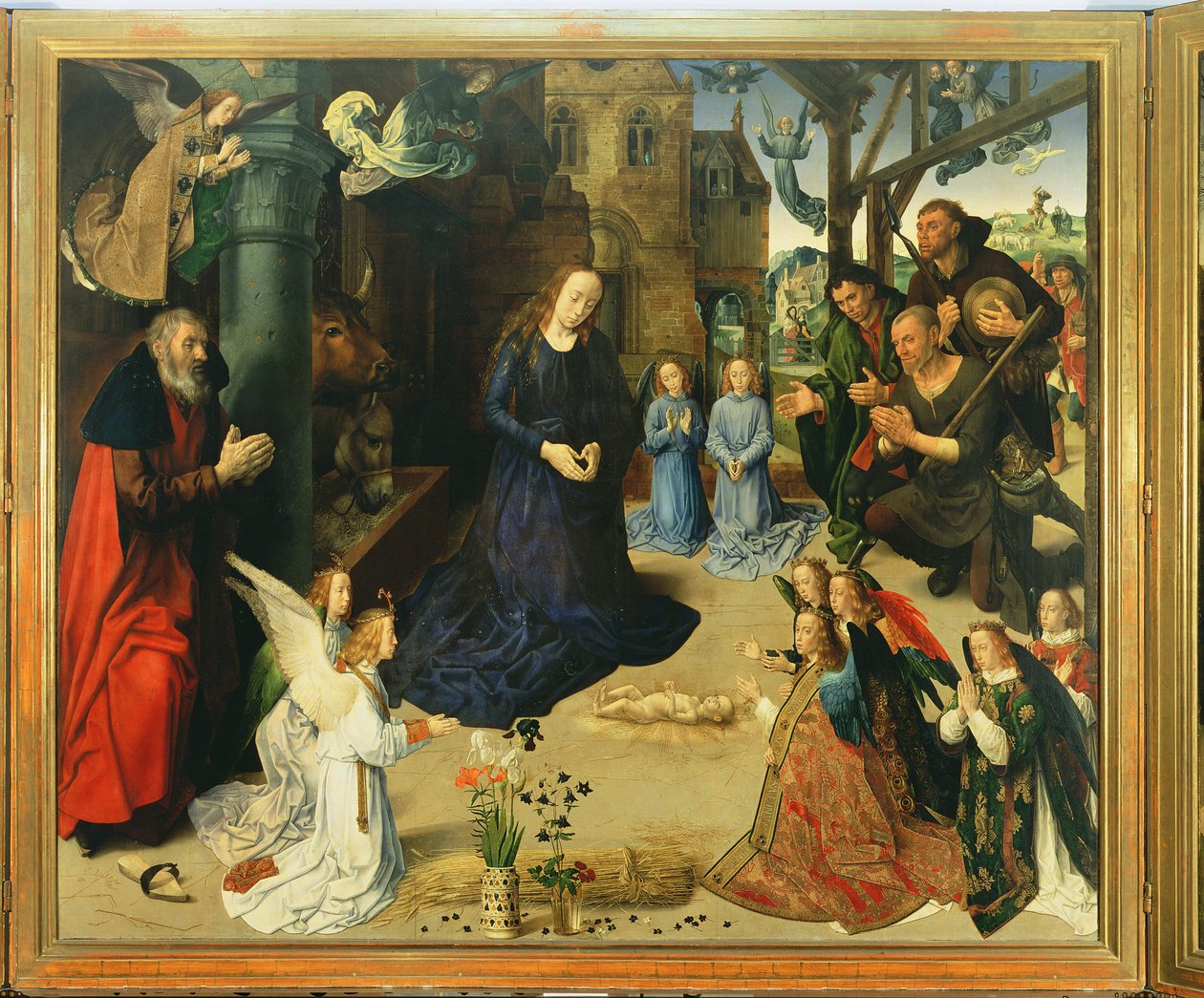 Melekler Tarafından Tapılan Mesih Çocuk, Portinari Altarpiece