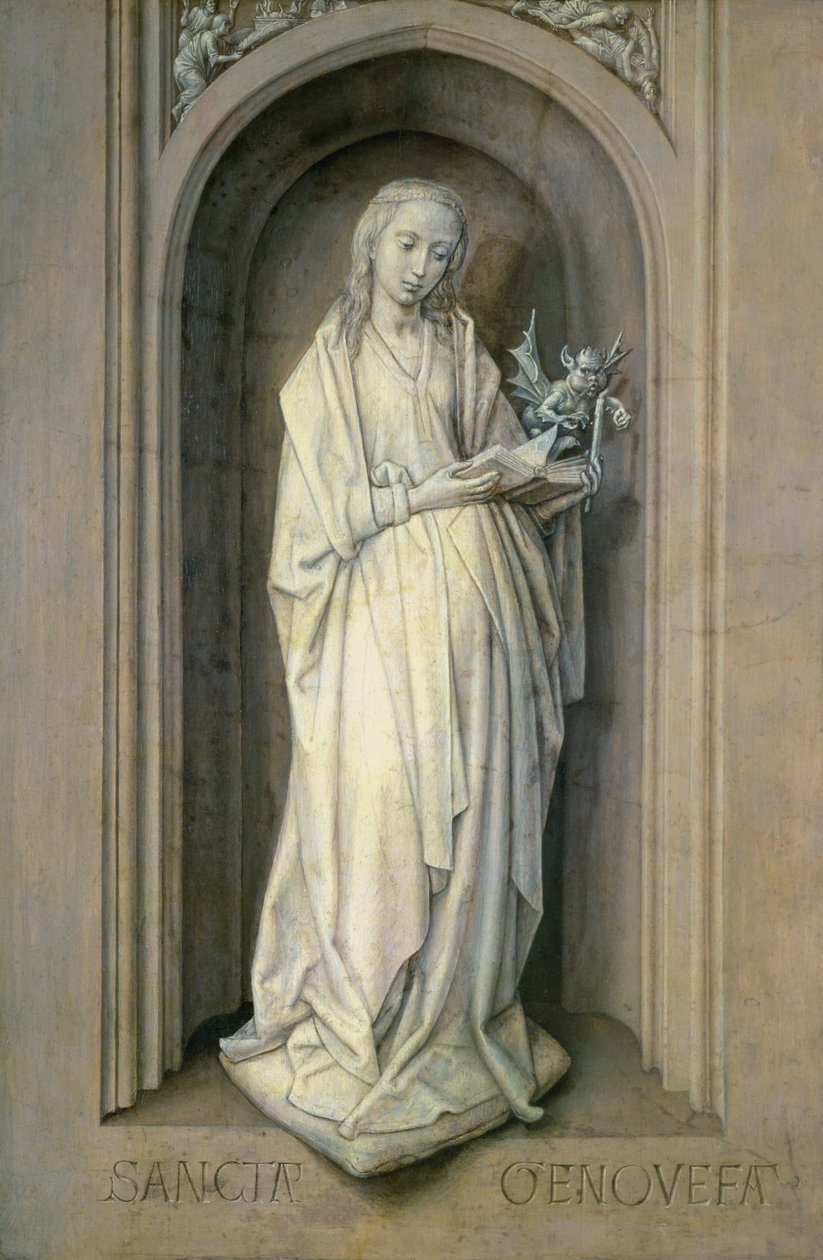 St. Genevieve (d.c.500), c.1479 (panel) by Hugo van der Goes
