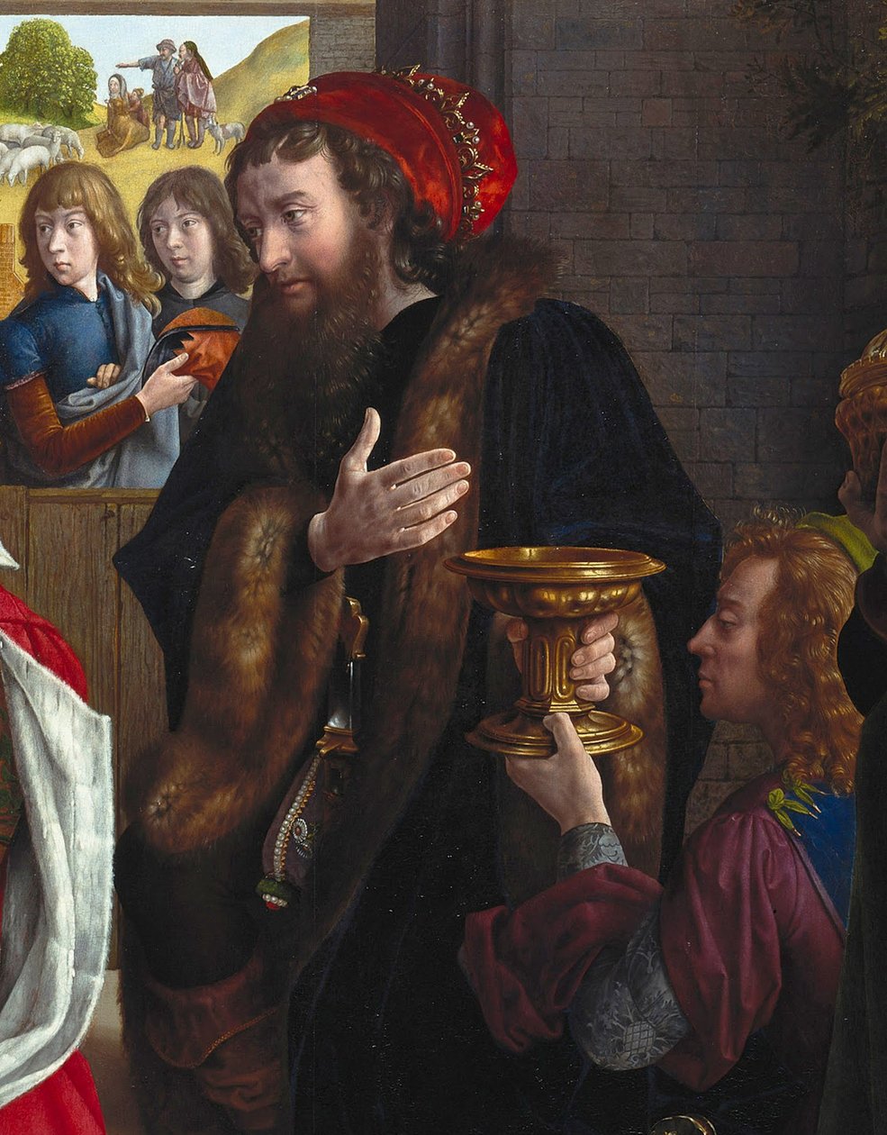 Kralların Hayranlığı (Monforte Altar) by Hugo van der Goes