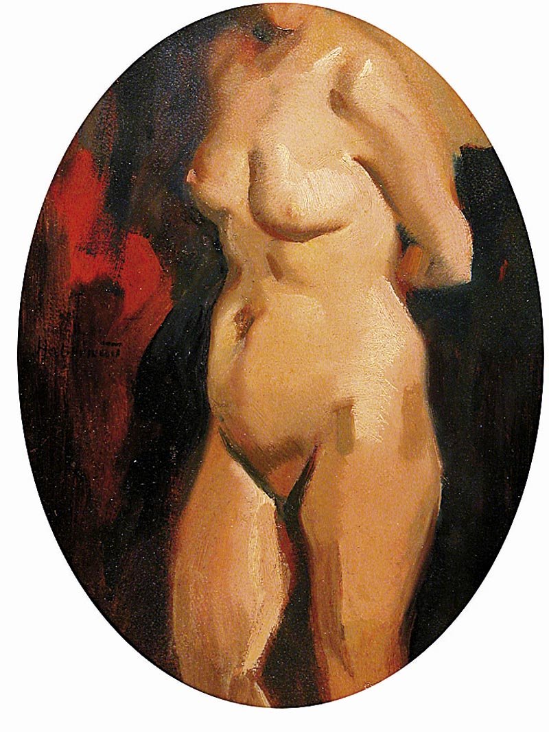Dişi TorsonFrancais: Torse kadınsı by Hugo von Habermann