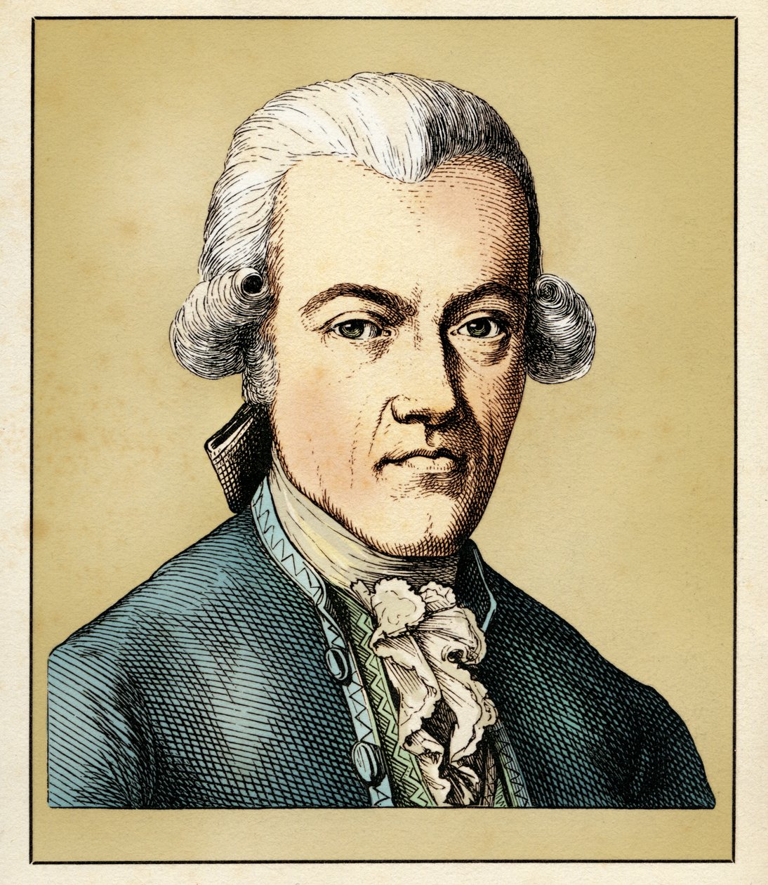 August Ludwig von SCHLOZER (5 Temmuz 1735 - 9 Eylül 1809) by Hugo Bürkner