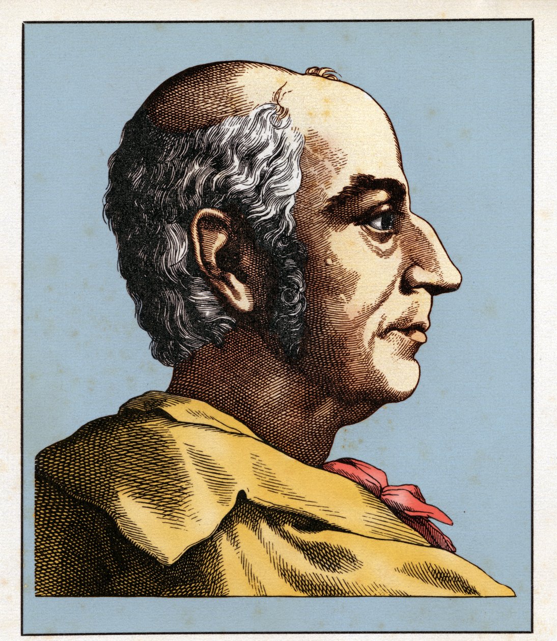 Johann Heinrich JUNG-STILLING (12 Eylül 1740-2 Nisan 1817 1817) 1854 (gravür) by Hugo Bürkner