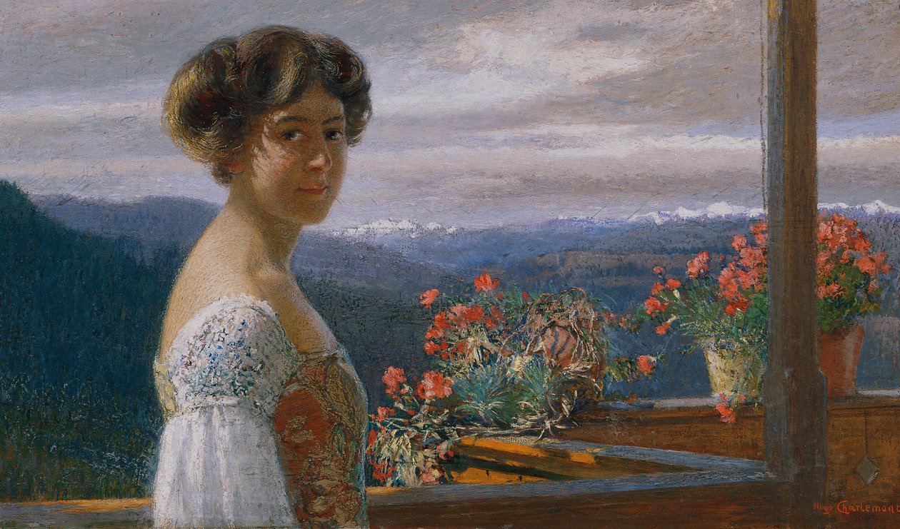Alice Charlemont, ressamın kızı by Hugo Charlemont