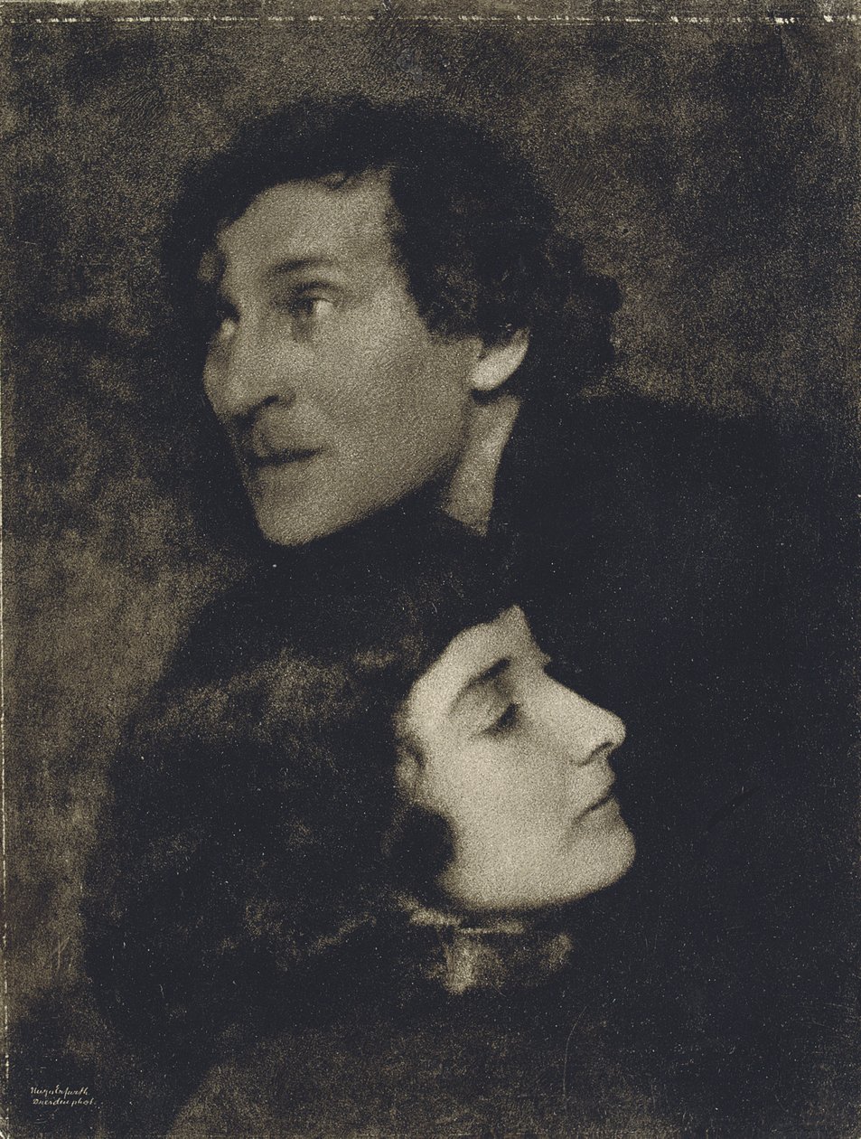 Marc ve Bella Chagall, 1923. by Hugo Erfurth