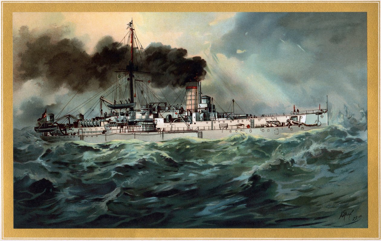 S.M. Savaş Gemisi Baden by Hugo Graf