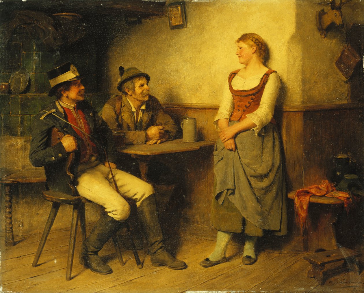Tavernada Koruma, 1891 by Hugo Kauffmann