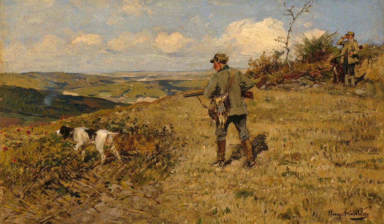 sonbahar avı by Hugo Muhlig