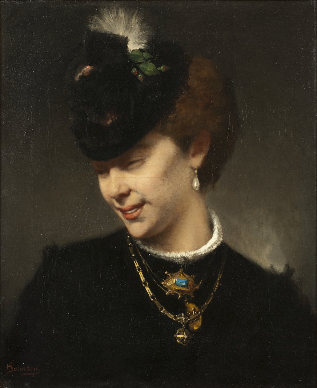 Parisli Bir Bayan by Hugo Salmson