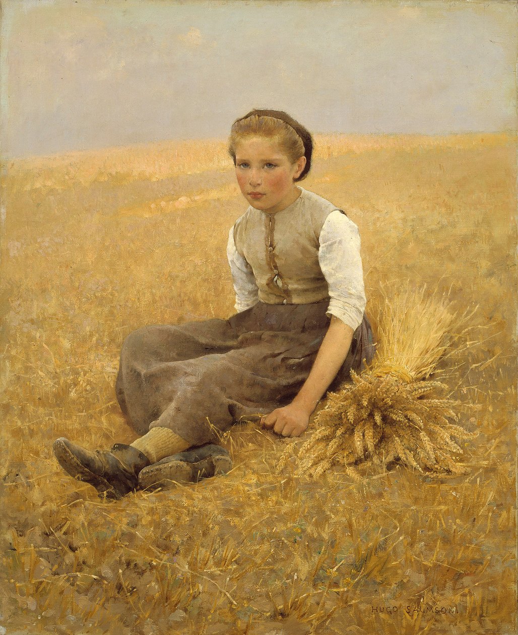 Küçük Toplayıcı, 1884 by Hugo Salmson