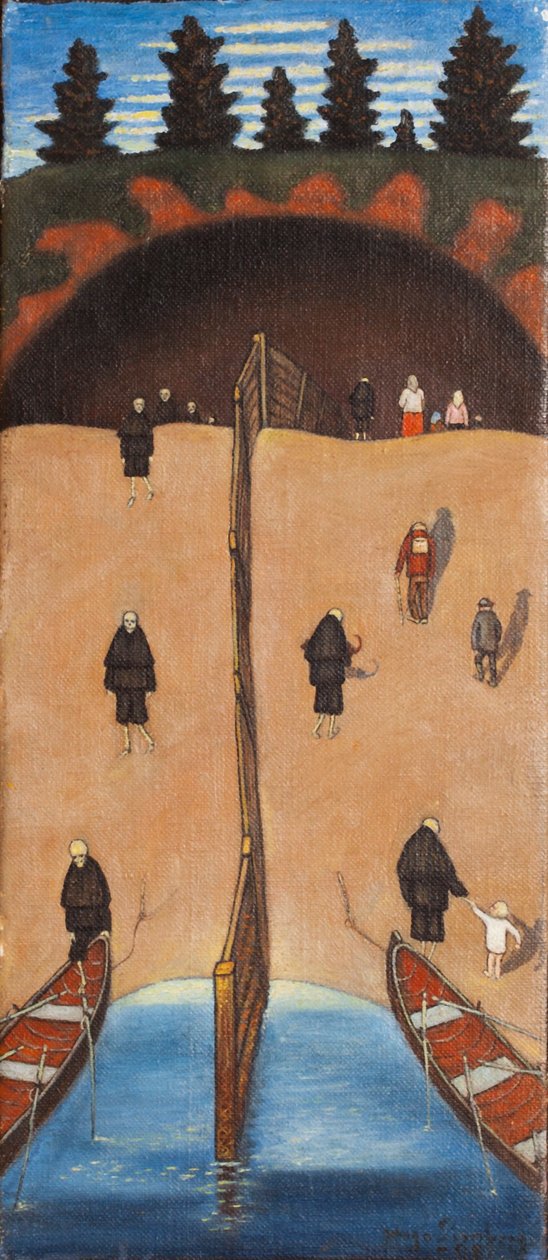 Tuonela Kapısında by Hugo Simberg