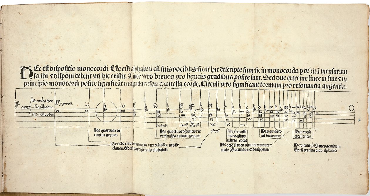 Flores musicae, Hugo Spechtshart von Reutlingen tarafından. İlk baskı, 1488. by Hugo Spechtshart von Reutlingen