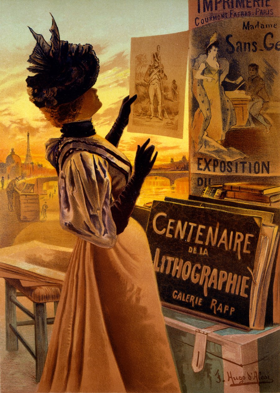 Galerie Rapp, Paris'te Yüzyıllık Litografi by Hugo d
