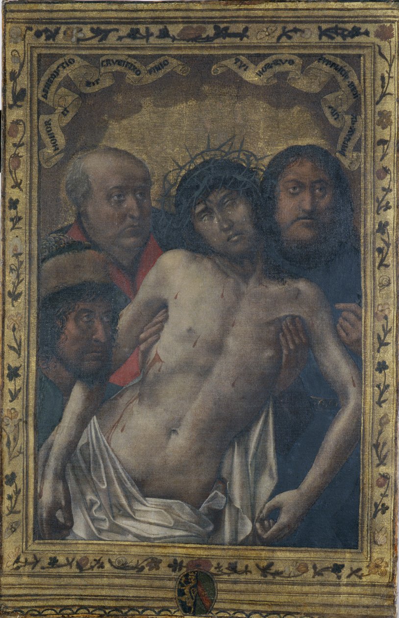 Adama bakın, c.1500 (tuval üzerine tempera) by Hugo van der Goes