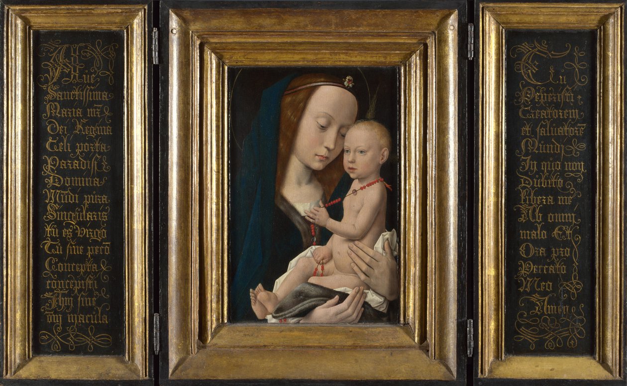 Bakire ve Çocuk, yaklaşık 1485 by Hugo van der, Goes