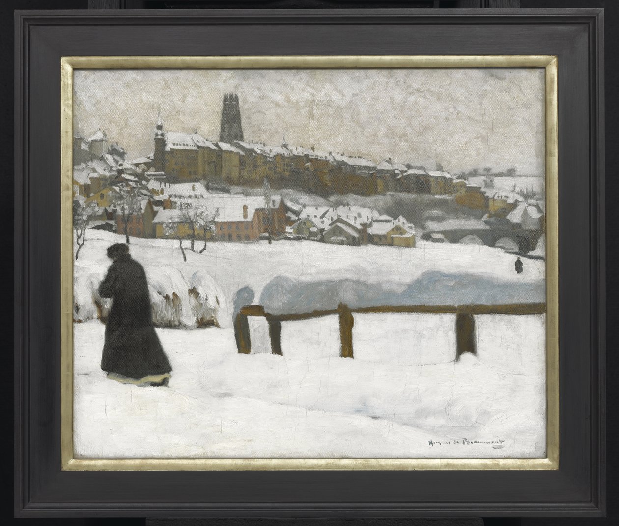 Karda Freiburg, 1920 dolayları (tuval üzerine yağlı boya) by Hugues de Beaumont