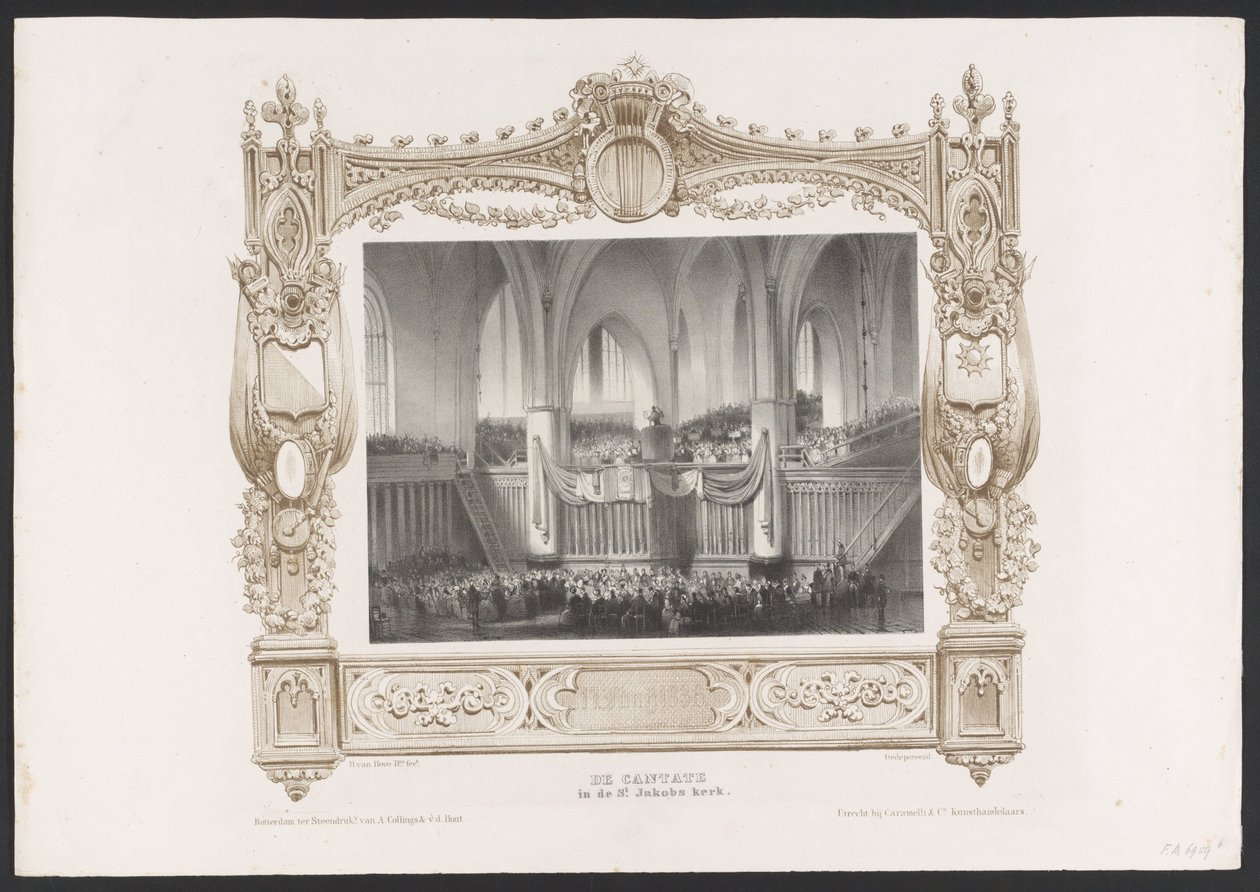 Bir matbaa ile alay, 1836 Aziz Jakob Kilisesi