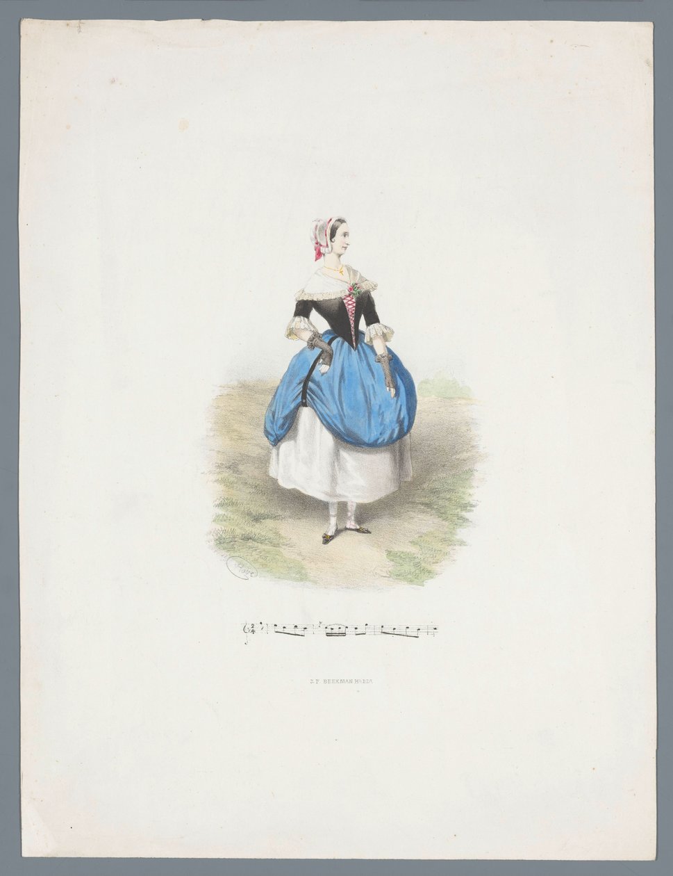 Kadın tarihi kostüm by Huib van Hove Bz
